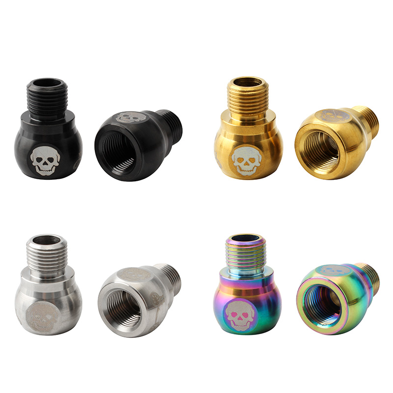 Удлинители для велосипедных педалей MUQZI, винты из нержавеющей стали с увеличением 20 мм, болты для горных и дорожных велосипедов с фиксированным зубчатым механизмом, складные педали для велосипеда, 1 пара