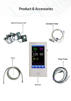 Moniteur de diagnostic échographique vétérinaire portable, surveillance multiparamétrique des signes vitaux pour chiens, chats, bétail et plus