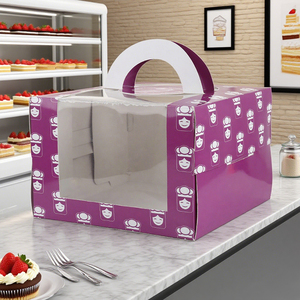 Boîte à gâteaux pour l'emballage de gâteaux et yaourts parfaits et desserts - Product Image 2