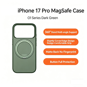 Funda con Soporte 360 para iPhone 17 Pro, Cubierta Magnética Mate con Soporte Multiángulo, Agarre Protector Completo - Product Image 6