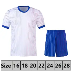 Thailand Quality French Club Soccer Jersey 2024 GIROUD MBAPPE GRIEZMANN EURO PAVARD KANTE Kids Kit Women Men Football Shirts