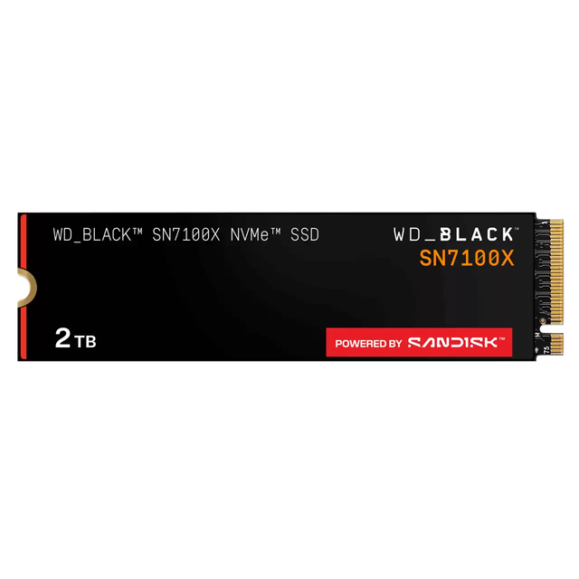 SanDisk BLACK SN7100X NVMe SSD 2TB-4TB WDBELH0020BBK-WRSN