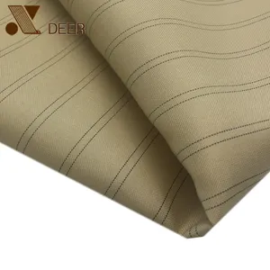 싼 190T Taffeta 55GSM 짠 100% 폴리 에스터 스트라이프 패턴 슬리브 라이닝 패브릭 정장