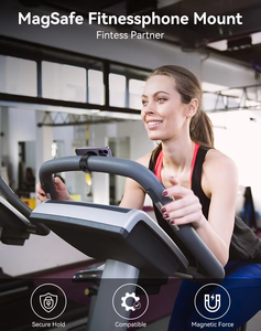 ที่ยึดโทรศัพท์มือถือแม่เหล็กอเนกประสงค์ INOVAGEN สายรัดปรับได้สำหรับรถเข็นเด็ก จักรยาน รถเข็นช็อปปิ้ง ลู่วิ่งไฟฟ้า รถกอล์ฟ-พลาสติก ABS - Product Image 5