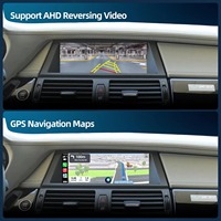 Autoradio 8,8 pouces pour BMW X5 E70 X6 E71 E72, mise à niveau de l'écran avec CarPlay Android Auto 2008-2013, système CCC/CIC