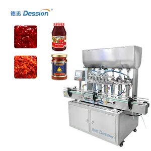 Sos kavanoz dolum makinesi biber macun dolum makinesi gıda dolum makineleri küçük işletmeler için