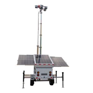 รถพ่วงกล้องวงจรปิด Univ Solar 4g 5g รุ่น UST-900 พร้อมเสาติดตั้งกล้องรักษาความปลอดภัย UST-900 - Product Image 1