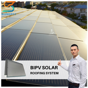 <strong>Solar</strong> Roof Tiles Photovoltaic New Installation <strong>PV</strong> <strong>Module</strong> <strong>Solar</strong> Panels Bipv 10KW Waterproof Building Integrated Photovoltaic Bipv - Product Image 1