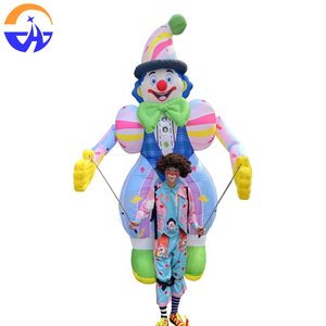 Disfraz Inflable de Payaso para Publicidad en <span class=keywords><strong>Circo</strong></span>, Impresión Digital, Fácil de Instalar, con Ventilador Incorporado para Desfiles y Festivales - Product Image 6