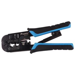 Herramienta de crimpado RJ45 profesional para cables de red, cortador y pelador de cables de red Cat5, Cat6, 8P - Product Image 2