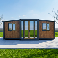 Maison conteneur préfabriquée en panneaux sandwich, structure en acier moderne, montage rapide, installation facile, 20 pieds, 40 pieds