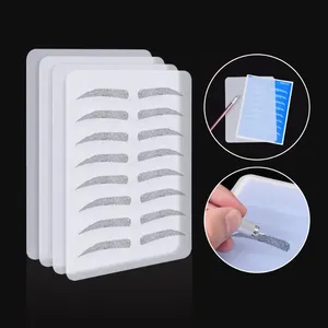 Piel Sintética Transparente de Silicona para Práctica de Tatuaje de Cejas, Almohadilla de Entrenamiento de Maquillaje Permanente para Artistas de PMU - Product Image 1