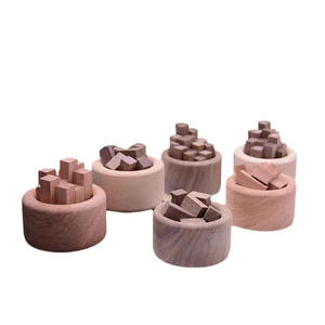 Diffuseur créatif en bois massif pour la maison, la chambre à coucher, l'aromathérapie, diffuseur magnétique en bois pour voiture, décoration d'huiles essentielles, encens et porte-encens - Product Image 1