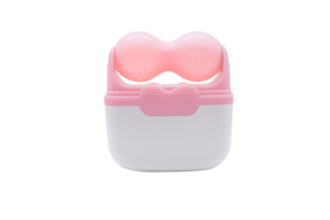 Rouleau à glace en silicone <span class=keywords><strong>2</strong></span> en <span class=keywords><strong>1</strong></span> en forme de V et tête de refroidissement plate pour le visage, les yeux et le corps blanchissant <span class=keywords><strong>Derma</strong></span> Rolling System - Product Image 3