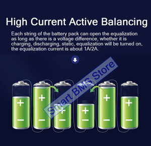 JK-PB2A16S30P biến tần BMS thông minh hoạt động cân bằng năng lượng hộ gia đình lưu trữ bảng mạch pcba Lithium JK BMS - Product Image 4