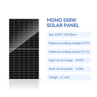 Meilleur prix HJT panneaux solaires bifaciaux photovoltaïques 540W-600W panneau solaire mono Pannelli Fotovoltaici pliable N-Type