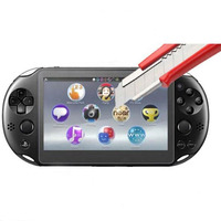 Protection d'Écran en Verre Trempé 9H 2.5D 0.26mm pour Console Sony PS Vita 2000 Slim 1000 et PSP Go