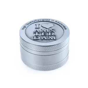 Groothandel 3 Stuk Roestvrij Zinklegering Unieke Gepersonaliseerde Gegraveerde Grinder Custom Design