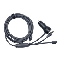 Chargeur de voiture numérique 3-en-1 pour Starlink Mini avec charge rapide PD65W, câble d'alimentation de voiture DC 12-24V 18AWG