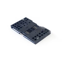 Nuevo Lector de Tarjetas Dual MUP, Conector de Tarjeta Inteligente Tipo SMT, Socket Lector de Tarjetas IC para Identificación y Reconocimiento en Puntos de Venta Bancarios