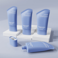 Tube souple vide en PE pour emballage cosmétique, crème pour les mains, nettoyant visage, lotion, crème solaire, avec logo personnalisé, 60 ml