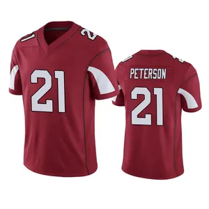 Патрик Питерсон 21 американский футбольный клуб униформа Джерси Высокое качество 3D вышивка мужская черная футболка одежда Прямая поставка оптовая продажа