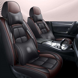 <span class=keywords><strong>Housse</strong></span> de <span class=keywords><strong>Siège</strong></span> de <span class=keywords><strong>Voiture</strong></span> en Cuir de Luxe, Ajustement Universel, Ensemble Complet pour Voitures 5 Places, Berlines et SUV - Accessoires Intérieurs Automobile - Product Image 3