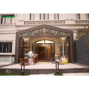 Venta caliente personalizado Uv bloqueado Sunrooms casas de vidrio cubierta de Patio retráctil Sunrooms recintos de Patio personalizados DISEÑO DE Patio 3D - Product Image 3