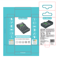 Station de charge universel de piles usb, v, pour accumulateur rechargeable ni-mh ni-cd, aaa