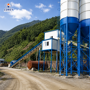Centrale à béton mobile de 60 m³/h avec surveillance à distance et prix d'usine HZS60 - Product Image 1
