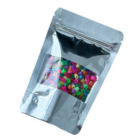 Sacs en aluminium refermables biodégradables de qualité alimentaire pour emballages de collations, avec impression de logo personnalisée