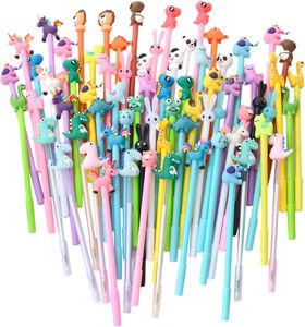 Cool Kawaii Glitter Plastic Gel Pen 0.5mm-Inspirational Design with Custom Logo Fluently Writing for Office & <b>School</b> Use - Product Image 1