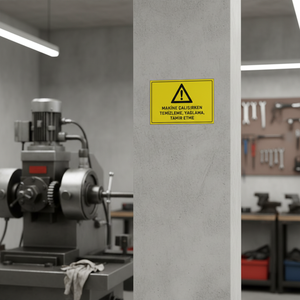 PVC <b>Vinyl</b> Sticker for Home Decoration SG Signs Caution Danger Signs Digital Printing <b>WALL</b> STICKER Instructions for Cleaning - Product Image 3