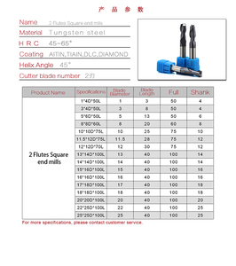 Zhy pex 2 Sáo aitin lớp phủ nhà máy <span class=keywords><strong>bit</strong></span> 55hrc endmill 6mm vuông <span class=keywords><strong>Carbide</strong></span> phay cắt - Product Image 5