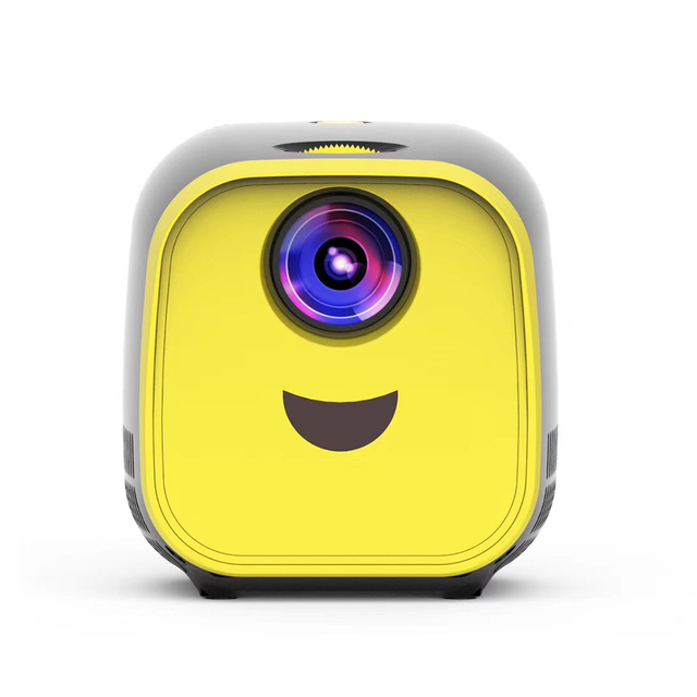 L1 Kids Mini Projector HD Children's Early Education Portable Beamer Cartoon Story Gifts
