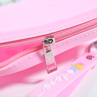 Porte-monnaie carré en silicone pour femme, pochette pour téléphone, porte-monnaie, dessin animé, nouveau produit,
