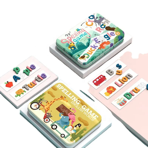 กล่องเหล็กปริศนาเด็กการศึกษา<span class=keywords><strong>คำ</strong></span>ภาษาอังกฤษเกมสะกดสนุก - Product Image 2