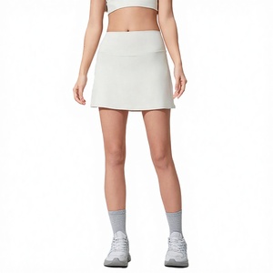 กระโปรงเทนนิสเอวสูงจีบระบายอากาศได้ดี มีกระเป๋าสำหรับผู้หญิง-กางเกงในตัวสำหรับออกกำลังกาย แห้งเร็ว - Product Image 2