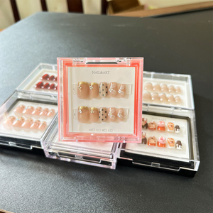 Bán Buôn 30Pcs Hai Lớp Hộp Bao Bì Cat Eye Báo Chí Trên Móng Tay Nhãn Hiệu Riêng Acrylic Móng Tay Giả Móng Tay Giả Móng Tay Nhà Cung Cấp - Product Image 4