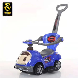 Xiaoaming จักรยานพลาสติกแบบกดสำหรับเด็กวัสดุทนทานพร้อมยางขับเรียบเพื่อความมั่นคงและควบคุมง่ายให้เด็กนั่งบนรถของเล่น - Product Image 6