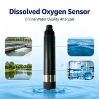 Capteur d'oxygène dissous fluorescent en ligne, RS-485 Modbus RTU, alimentation 12V DC, mesureur d'oxygène dissous