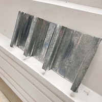 Lámina de acero galvanizado con nervaduras cerradas de 65 mm para plataforma de piso de hormigón en talleres de gran altura YXB65-185-555