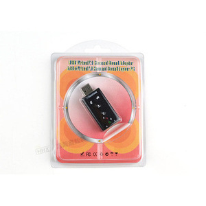 External <b>Usb</b> Sound Card 7.1 Channel For Laptop Desktop Win7 <b>Plug</b> And Play - Product Image 5