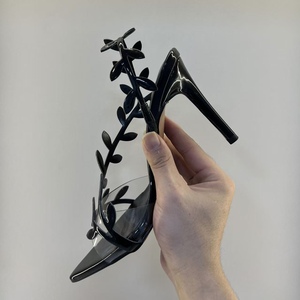 Metal Trendy Fashion Rose Gold Sole Sandals 2025 New Arrival <b>Shoes</b> Woman Heels for Women - Product Image 3