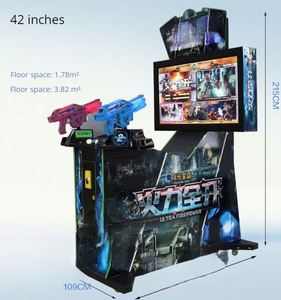 Consola de Videojuegos Comercial de Simulación de Tiro con Pistola para Adultos, de 32 Pulgadas, Totalmente Fabricada por Firepower - Product Image 4