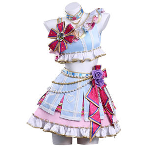 Disfraz de Cosplay de Anime para Hombre, Estilo Idol, Cheerleading, Hoshimiya Ichigo, Toki <span class=keywords><strong>Aoi</strong></span>, Faldas, Kit Seigaku Gakuen - Product Image 5
