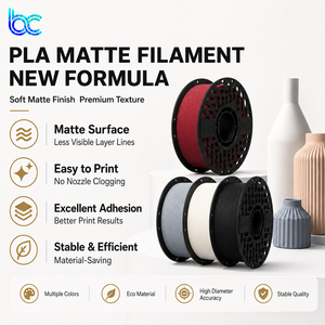 Filament d'<span class=keywords><strong>imprimante</strong></span> <span class=keywords><strong>3D</strong></span> PLA mat 1,75 mm 1 kg Faible rétrécissement Sans filaments Imprimé lisse à haut débit Enroulement soigné Moulage FDM - Product Image 2
