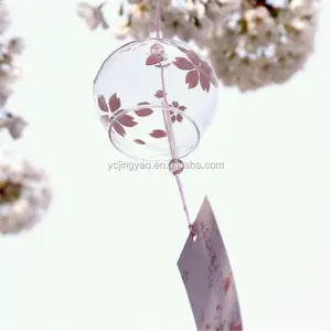 日本玻璃风铃铃花园装饰室内窗口挂装饰
