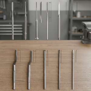 Orthopedic Surgery Instruments Freer <b>Gouge</b> 15cm 6'' Freer <b>Chisel</b> 16cm Shoulder Penetrating <b>Gouge</b> 21.6cm Straight 3mm Distal Tip - Product Image 3