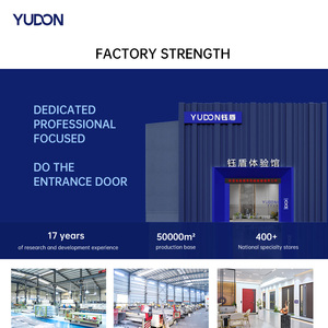 Puerta YUDON puertas de entrada de aluminio a prueba de balas de lujo personalizadas apertura Push-<span class=keywords><strong>Pull</strong></span> uso Exterior escuelas áreas residenciales Villa moderna - Product Image 6